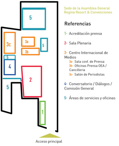 Sede de la Asamblea General Regina Resort & Convenciones